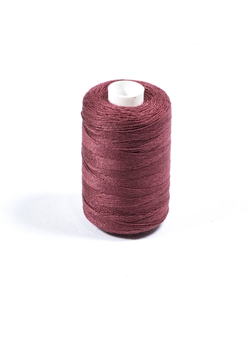 3 Rolls Jeans Sewing Threads – Durable Denim Stitching for DIY Projects (Purple, Beige, Pinkish Red) – 300 Yards Each - Image 5