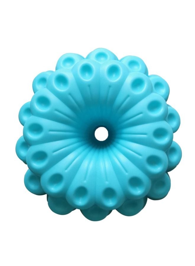 asmat Blooming Silicone Cake Mould – Floral Inspired Baking Tool,Durable Blue Silicone Cake Mold ,Sculptural Elegance for Bakers  - Image 1