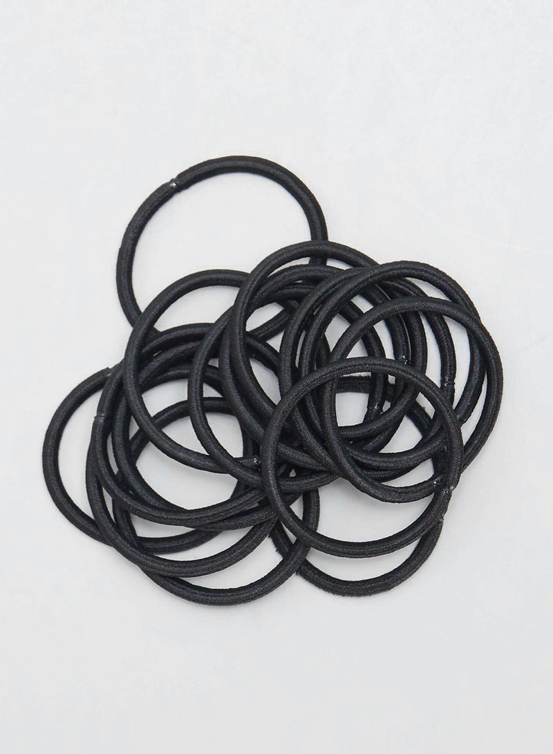 Pack Of 15 Elastic Scrunchies
