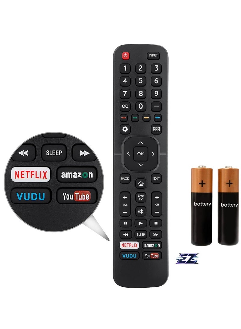 ELTRAZONE Hisense TV Remote Control – Compatible with All Hisense 4K LED HD UHD Smart TVs – Includes Battery - Image 1