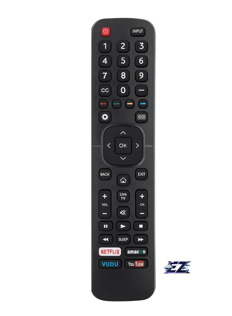 ELTRAZONE Hisense TV Remote Control – Compatible with All Hisense 4K LED HD UHD Smart TVs – Includes Battery - Image 2