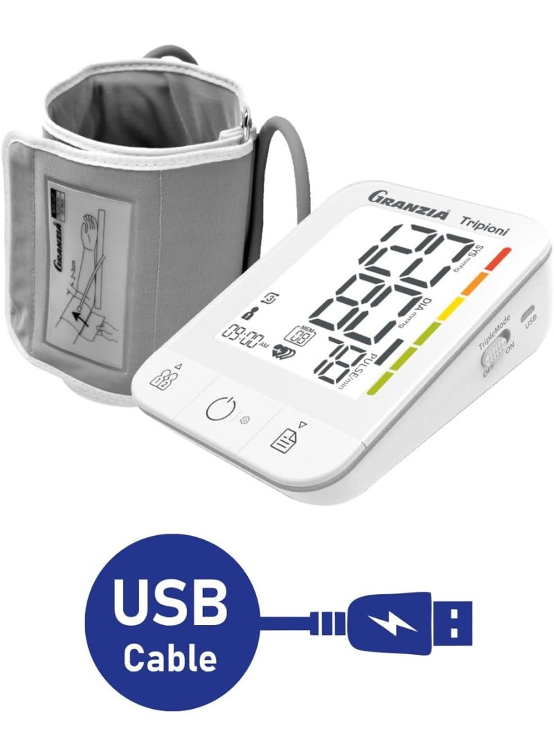  جرانزيا هاز ضغط قياس الدم ديجيتال تريبيوني لقياس قياس الضغط بمعدل ثلاثي - Image 2
