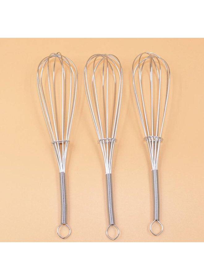 Generic Kitchen Gadgets Manual Spring Handle Egg Beater Five-line Egg Mixer Stainless Steel 5-line Milk Beater-Color:Spring Handle# C03AM#  - Image 4