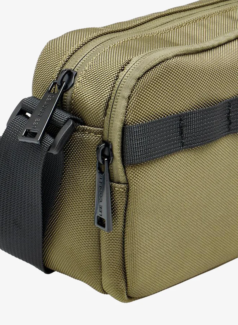 Lee Cooper KHAKI Men Textured Crossbody Bag for Men | Best Price UAE