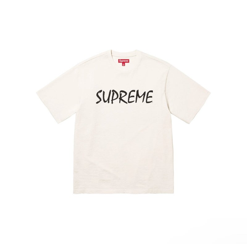 SUPREME 26FW New Trendy SUP American Retro Letter Print All-Match Short Sleeve T-Shirt - Image 1