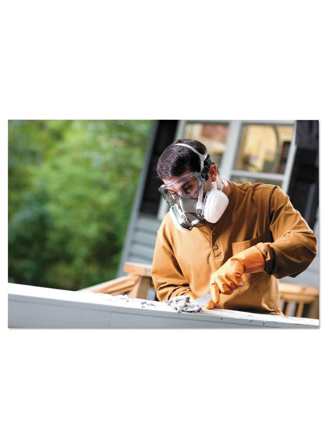 3M 3M P95/OV Paint Project Reusable Respirator 6211, Medium Size, NIOSH-APPROVED Organic Vapor Cartridge & P95 Rated Filters, Lightweight, Flexible, Thermoplastic Faceseal For Comfort (6211P1-DC) - Image 3