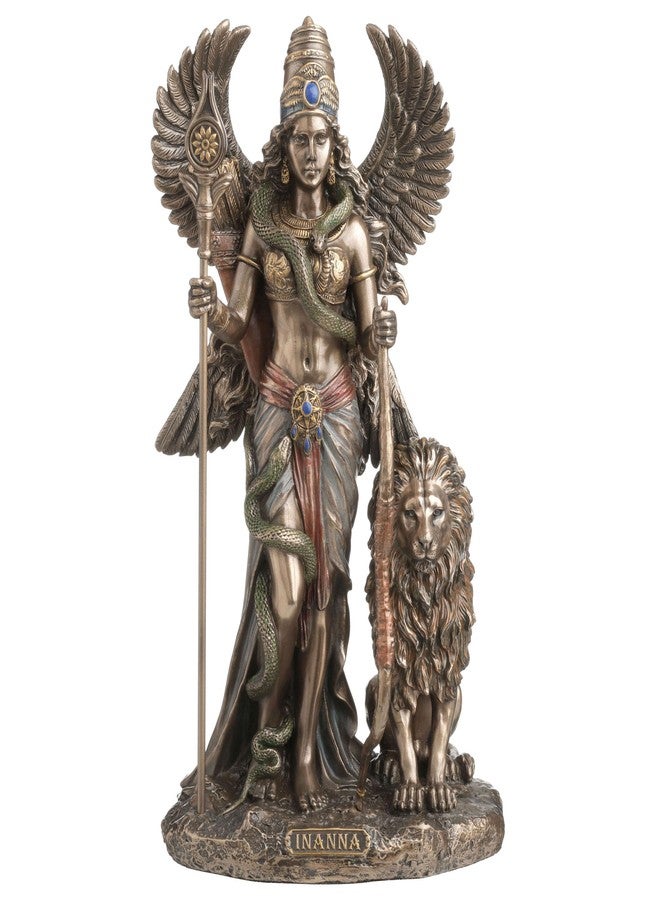Veronese Design 9 1/8 Inch Inanna The Sumerian Goddess of Love and War Cold Cast Resin Bronze Finish Ancient Goddess Statue - Image 1