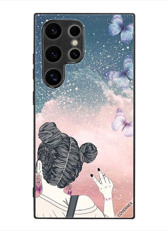Covernex - Protective Case Cover For Samsung Galaxy S24 Ultra Making Victory Sign Art - Image 1