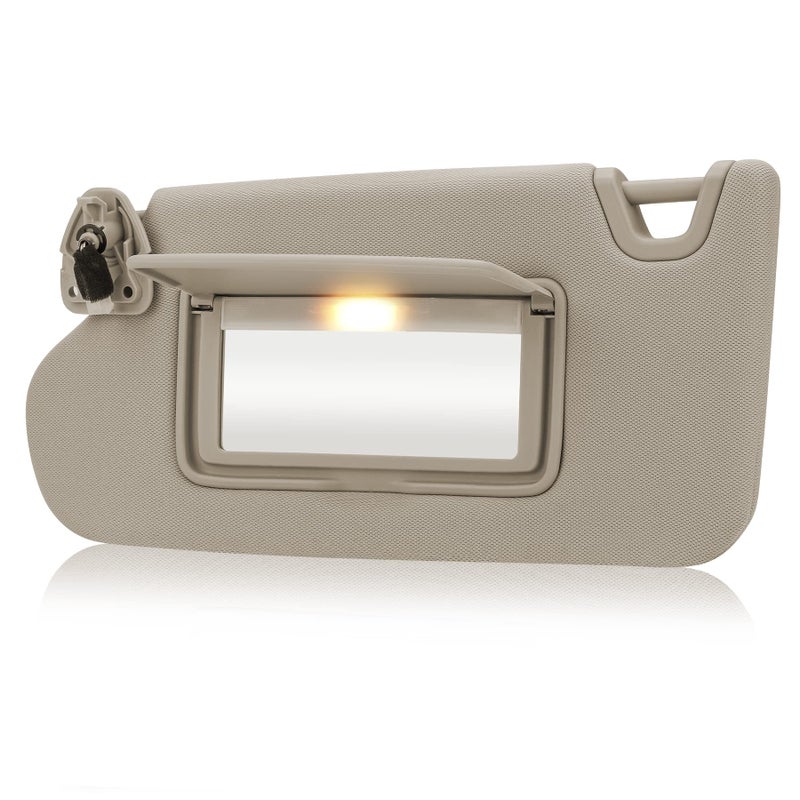 بديل واقي الشمس الجانبي الأيسر باللون البيج متوافق مع نيسان ألتيما 2013 2014 2015 2016 2017 2018 بدون فتحة سقف استبدال 964013TA2A