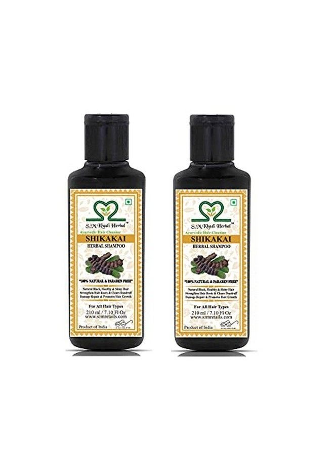 Khadi Sikakai Shampoo Black 420 Ml Pack Of 2  - Image 1