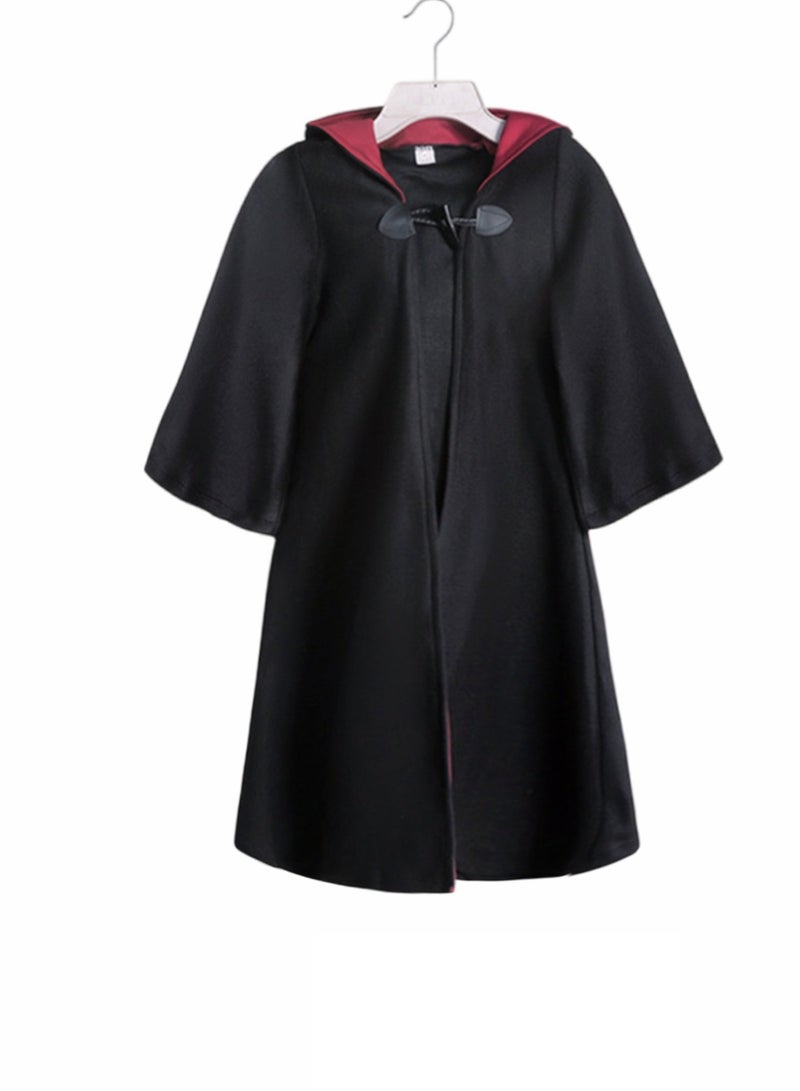 Harry Potter Deluxe Robe Costume 4Pcs set, Gryffindor Robe Cape Cosplay Costume Includes Vest and Pants - Image 3