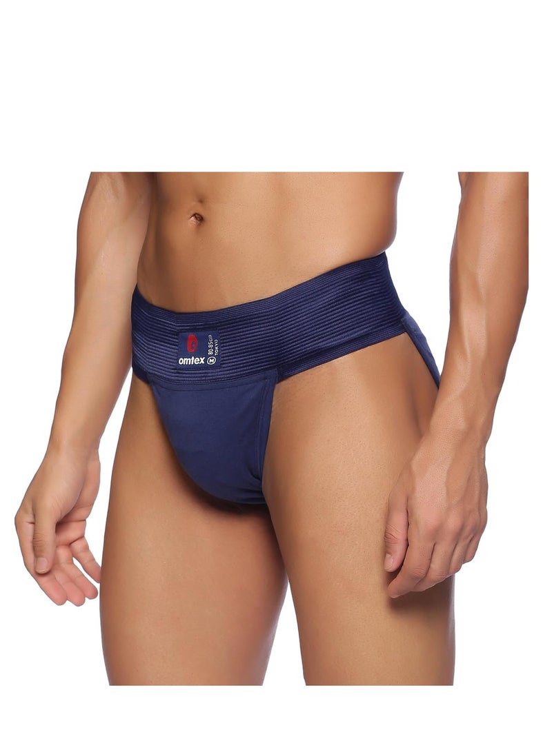 omtex Tokyo Cotton Supporter Back Covered for Men - Image 2