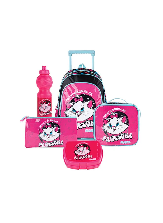 Trucare Disney Marie Pawesome 5 in 1 Trolley Box Set 18 inches