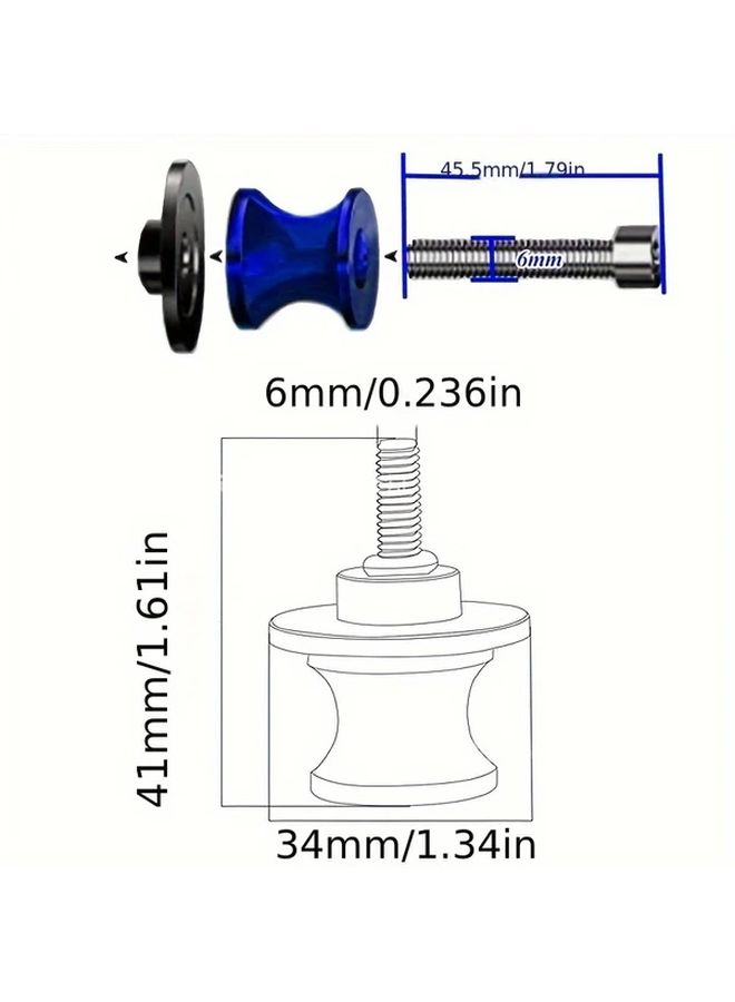 Grey CNC Aluminum Alloy M6 Starter Shank Screw Rear Choke Arm Scroll For YAMAHA MT09 2015 2024 Tracer 9 Motorcycle - Image 2