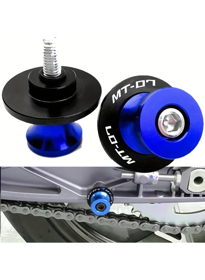 Grey CNC Aluminum Alloy M6 Starter Shank Screw Rear Choke Arm Scroll For YAMAHA MT09 2015 2024 Tracer 9 Motorcycle - Image 1