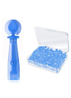 50PCS Disposable Blackhead and Blemish Remover Tools, For Acne, Whitehead, Comedone Removal - Pimple Popper Set, For Salon and Home Use (Blue)