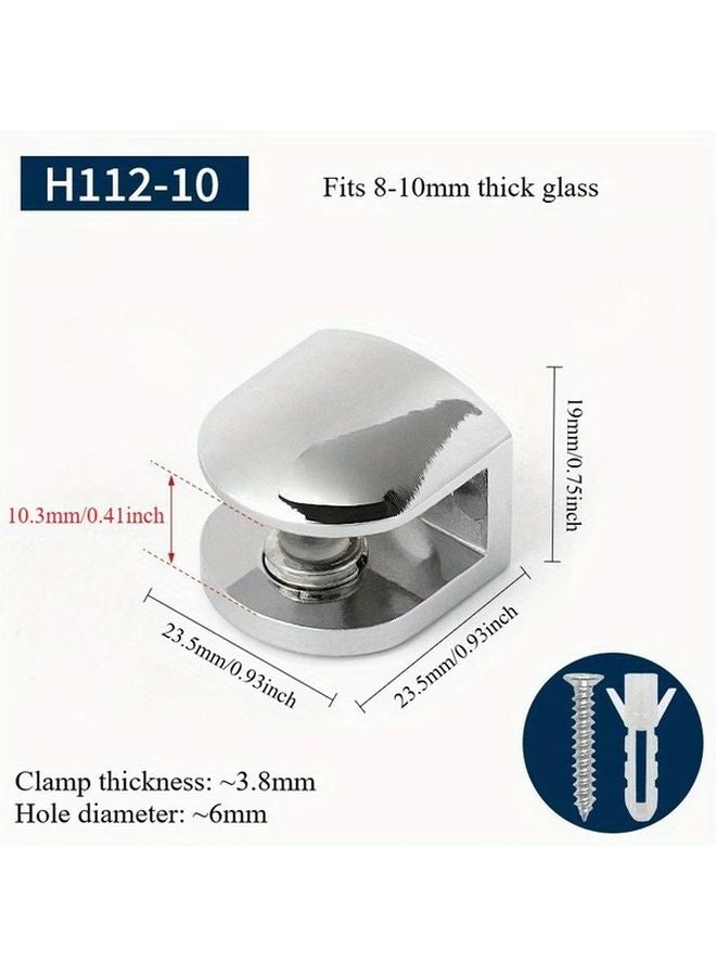 Glass Clips H112 8 For 6 8mm Cabinet Shelf With Expansion Screws Hardware Accessories - Image 4