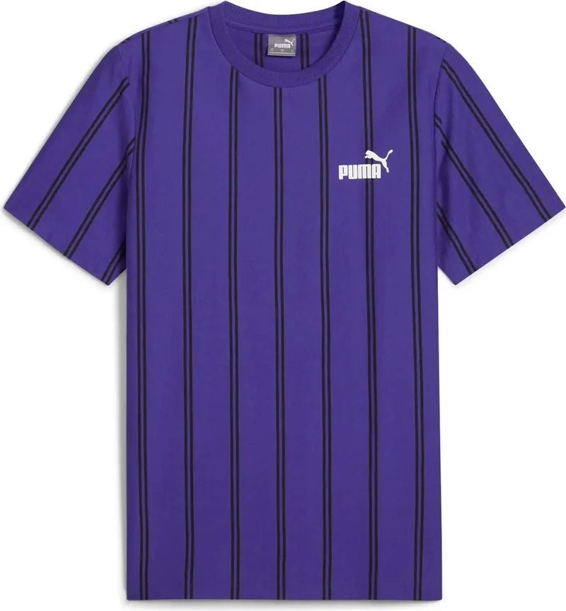 بوما Men's Purple Sports Club Aop Tee Purple Men's T-Shirt