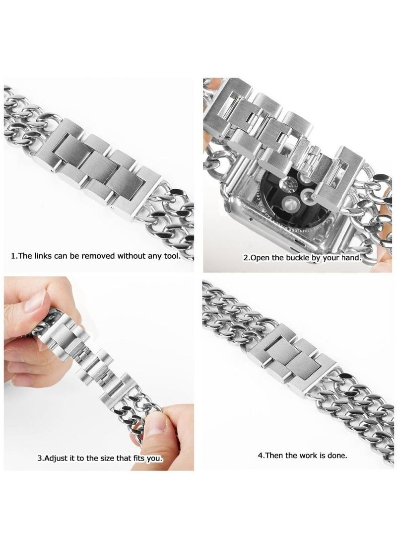 Metal Replacement Watch Band For Apple Watch Series 38mm - Image 3