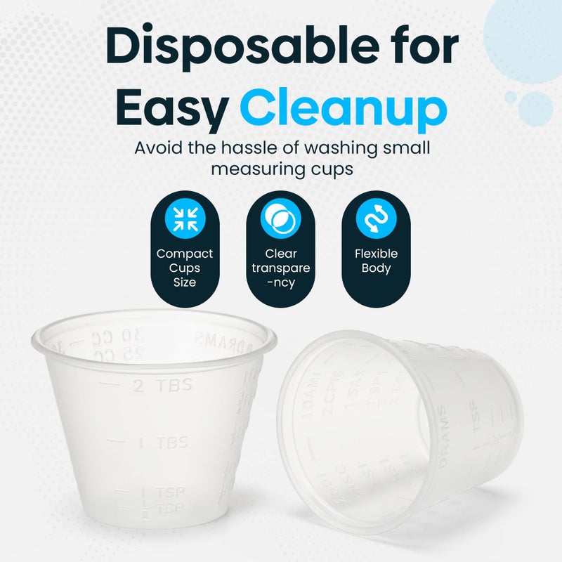 Perfect Stix [2000 Count - 1 oz.] Perfect Stix Disposable Graduated Plastic Medicine Cups - For Mixed Pills, Medication Measuring, Resin Mixing, Mouthwash - Image 5