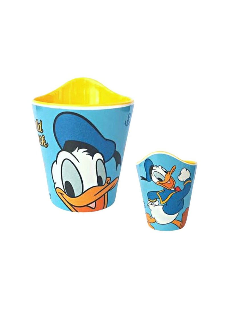 Disney Melamine Anti Shock Drop Proof Dining Bowl and Cup Set for Kids and Toddlers  perfect for cereal, snacks, juice, or milk.(Donald) - Image 3