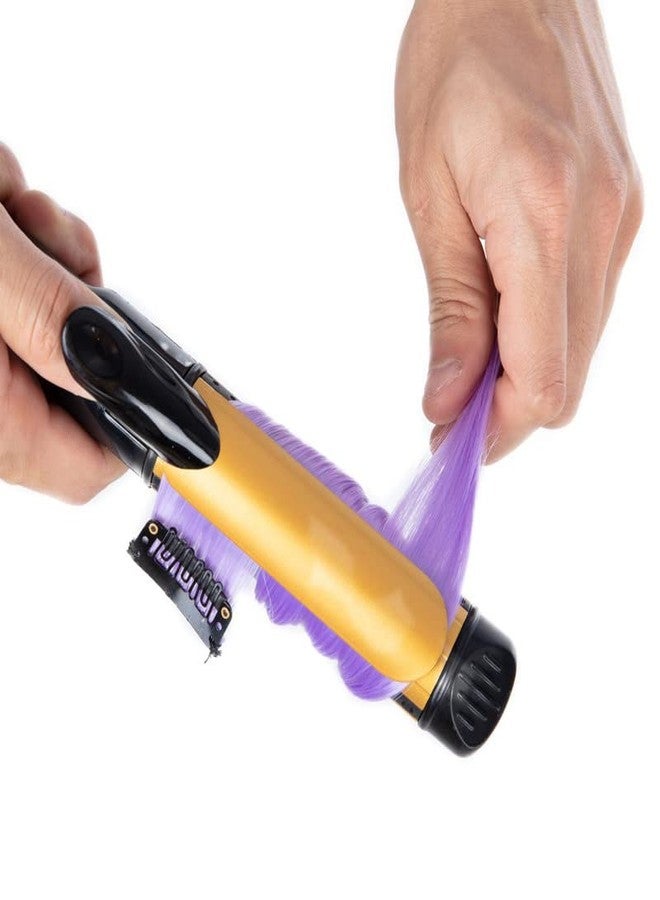 كرونيكس مجموعة من 6 وصلات شعر من النايلون الصناعي الملون والمستقيم من CHRONEX، بطول 21 بوصة. - Image 5