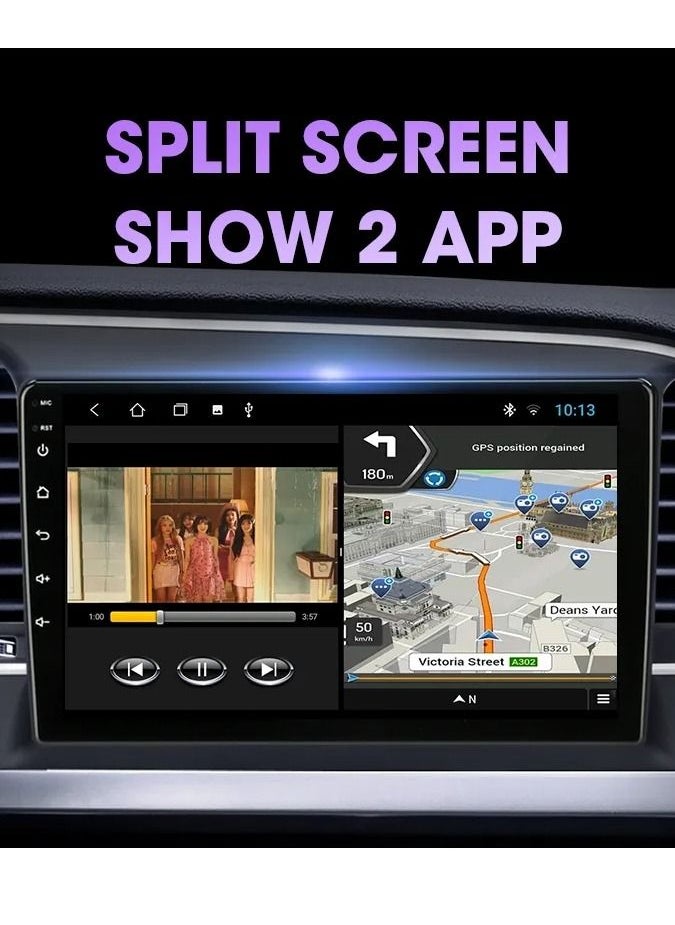 RAYMOS - Android Screen For GMC Yukon Chevrolet Tahoe Suburban 2007 To 2012 4GB RAM Support Apple Carplay Android Auto Wireless QLED Touch Screen AHD Camera Included - Image 1
