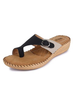 ORTHO JOY Women's Extra-Soft Doctor Ortho Slippers-Black