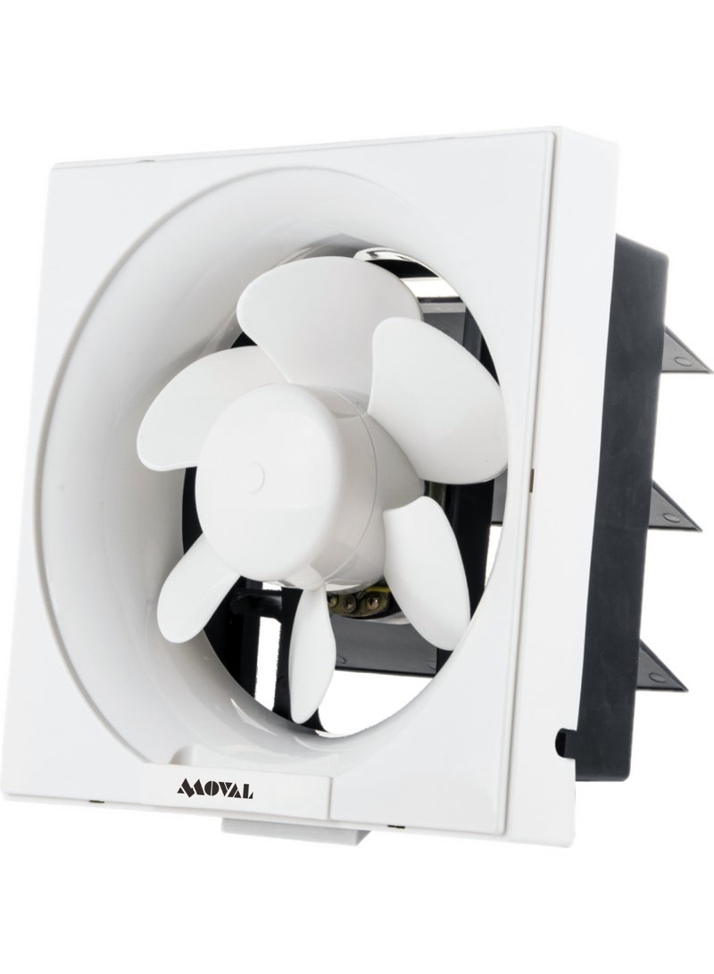 Moval 200mm Wall Exhaust Fan 35W 480 Air Volume 45dBA Kitchen Bathroom 220-240V