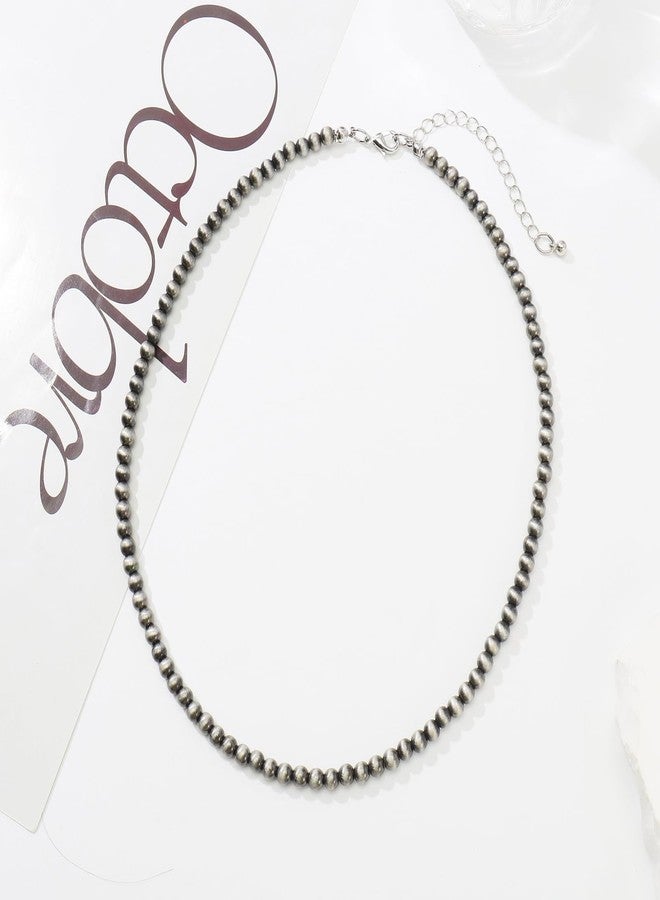 بوكار قلادة من خرز اللؤلؤ نافاجو من بوكار، مصنوعة يدويًا، قلادات طويلة متعددة الطبقات، مجوهرات نسائية لحفلات الزفاف والخطوبة (NK-10772) (18 بوصة) - Image 3