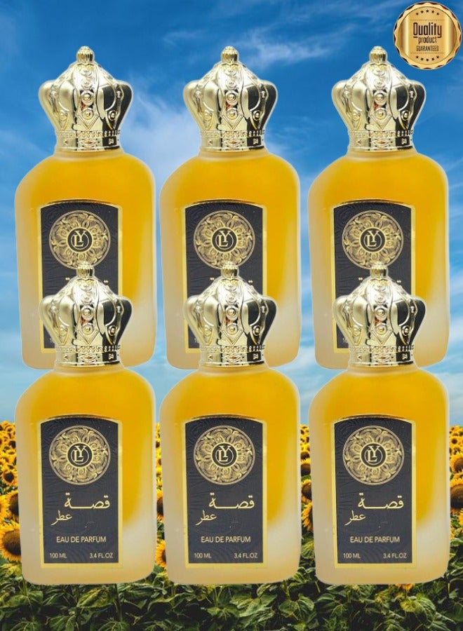 LY 6 Pieces Qissah Royal Perfume 100ml EDP - Image 1