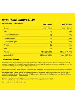 C4 C4 Energy drink 500ml Millions Strawberry Flavor  - Image 3