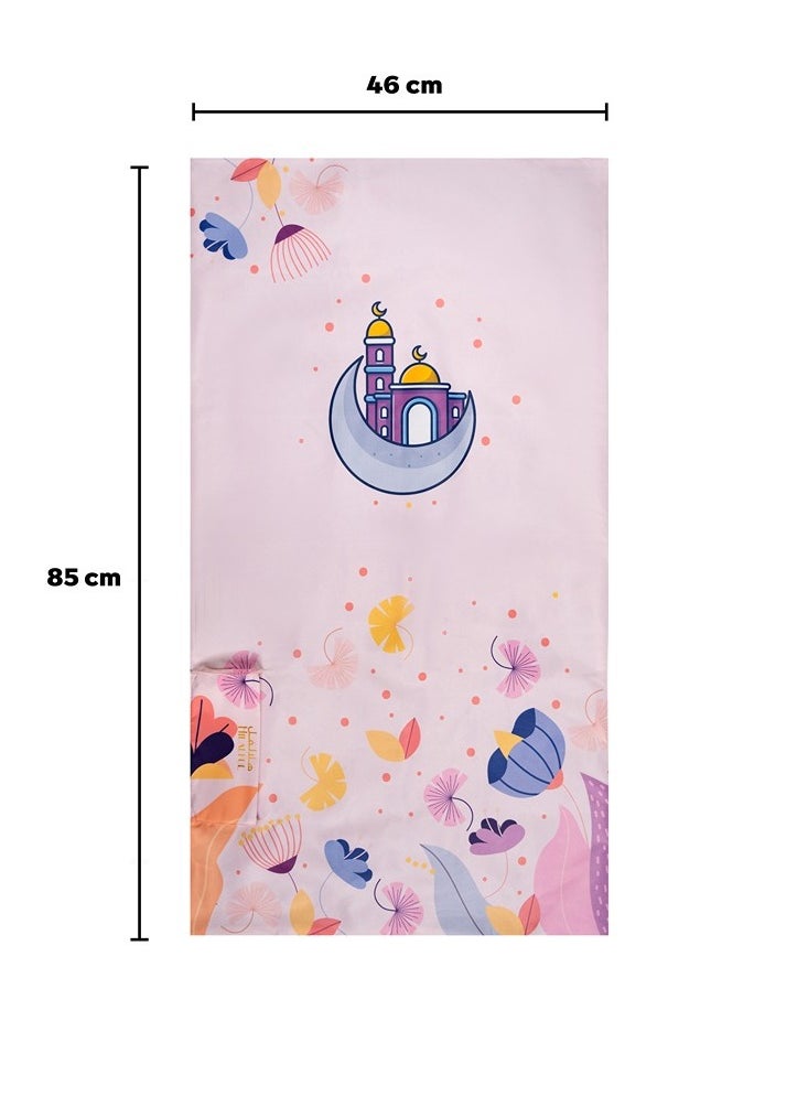 HilalFul Salah On The Go Polyester Prayer Mat - Floating Mosque | Muslim Praying Rug for Kids & Children | Water Resistant | Anti-Slip | Islamic Gift for Eid, Ramadan | For Travel | Lightweight - pzsku/Z62C51218A1E07954AE51Z/45/_/1710054759/98df645b-ae53-4ce2-8730-b29952f25c56