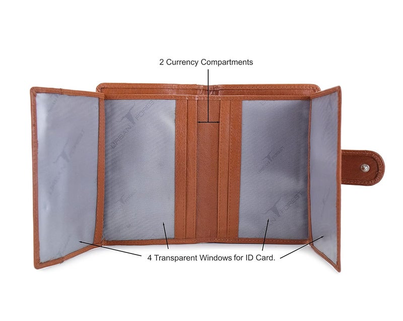 URBANFOREST Tina Leather Wallet For Women . - Image 3