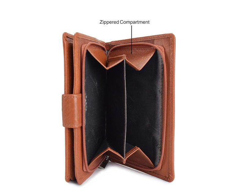 URBANFOREST Tina Leather Wallet For Women . - Image 4