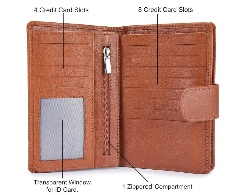 URBANFOREST Tina Leather Wallet For Women . - Image 2