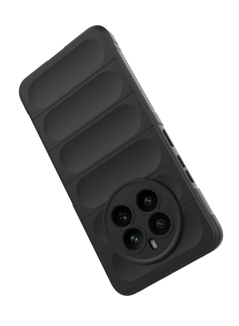 Realme 13 4G Original Magic Shield Case – Black, shock-resistant with ultra protection and soft padded interior. - Image 2