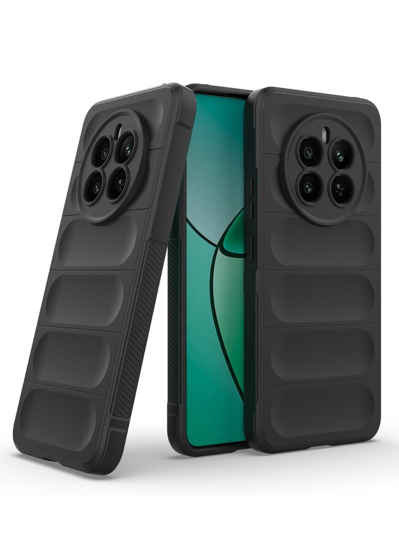 Realme 13 4G Original Magic Shield Case – Black, shock-resistant with ultra protection and soft padded interior. - Image 1