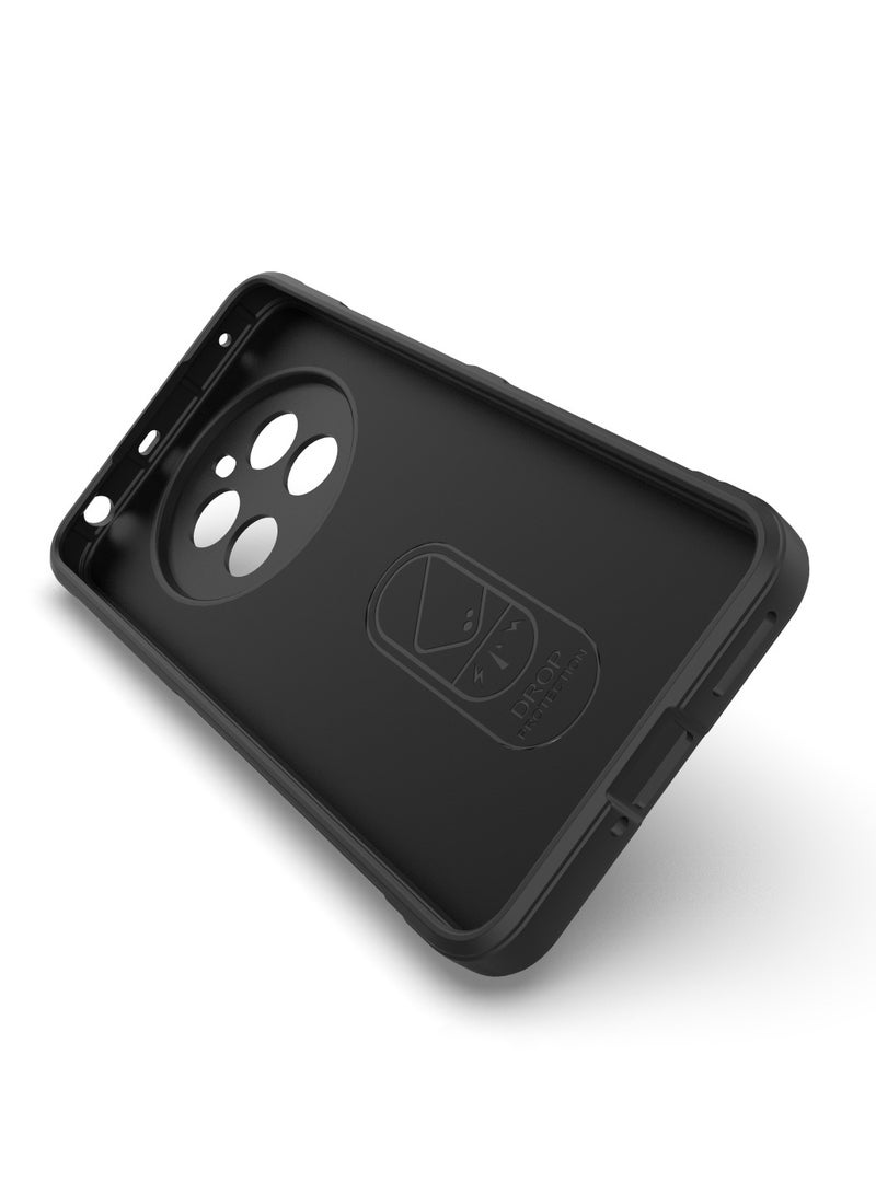 Realme 13 4G Original Magic Shield Case – Black, shock-resistant with ultra protection and soft padded interior. - Image 3
