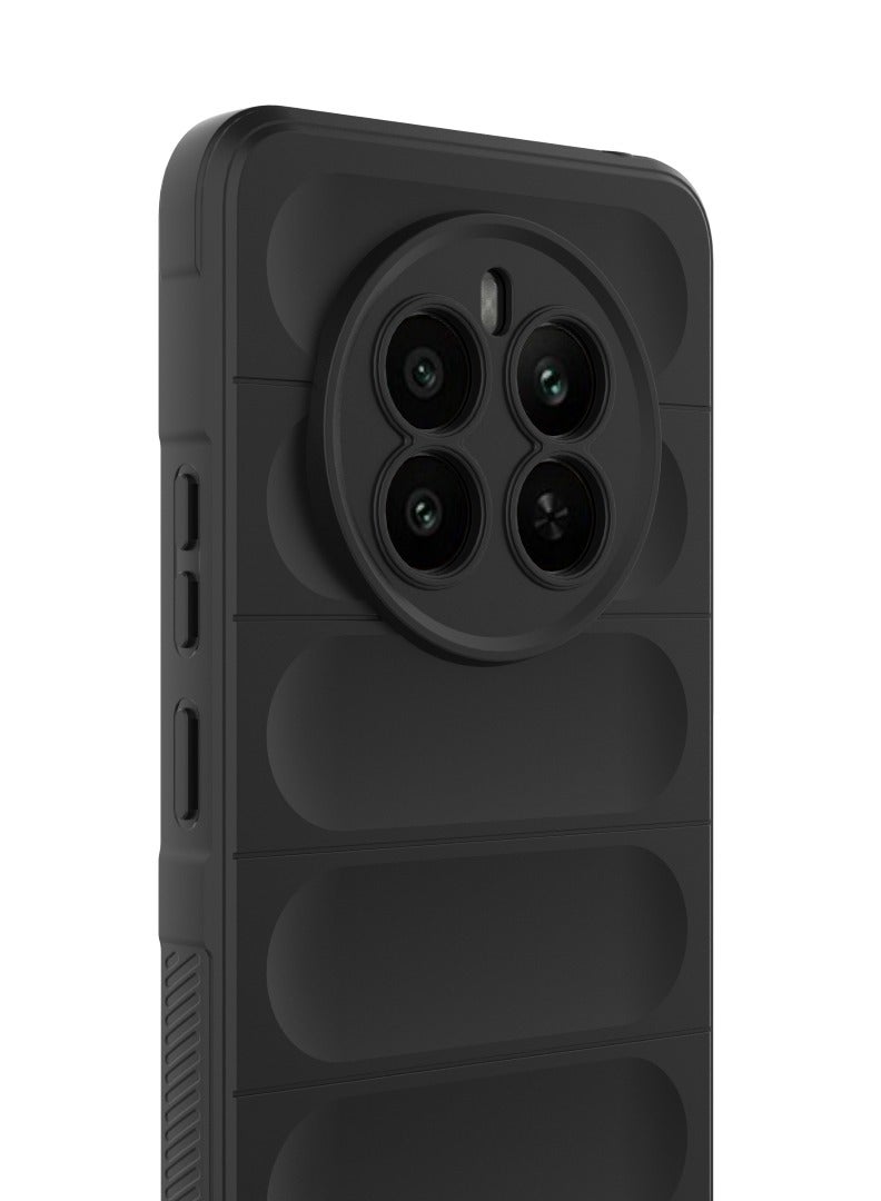 Realme 13 4G Original Magic Shield Case – Black, shock-resistant with ultra protection and soft padded interior. - Image 4