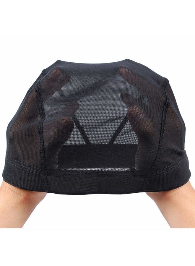 Nunify Breathable Mesh Dome Caps For Wigs Making, Glueless Spandex Wig Cap Hair Weaveing Net With Width Elastic Wig BandsNunify Breathable Mesh Dome Caps For Wigs Making, Glueless Spandex Wig Cap Hair - Image 1