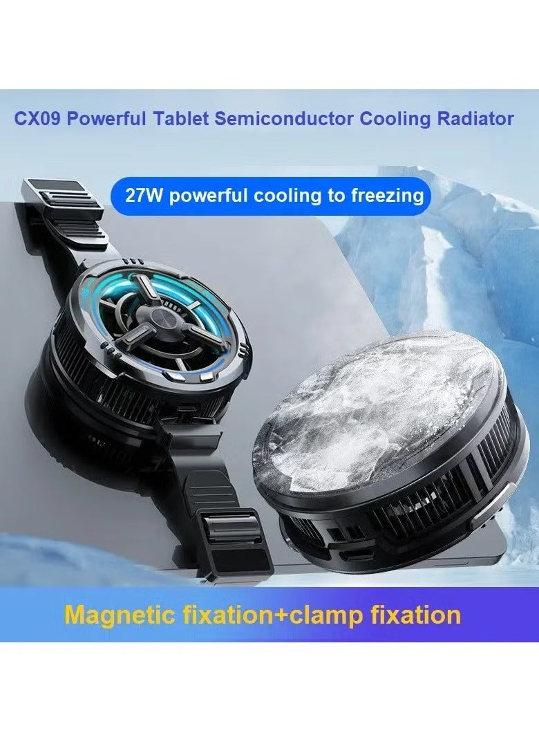 Memo CX09 Magnetic Mobile Phone Cooling Fan Efficient Radiator Cooler for Smartphones, Fast Heat Dissipation, Perfect for Gaming and Extended Use - Image 3