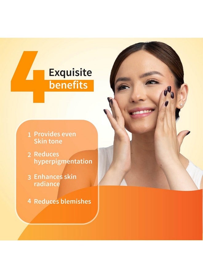 AYOUTHVEDA Vitamin-C Face Serum Enriched With Lemon & Saffron For Spot Less & Blemish Free Skin 30Ml  - Image 3