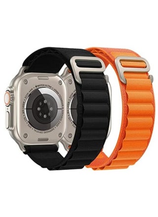 Black/Orange
