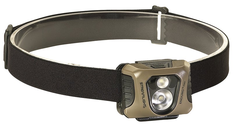 Streamlight 61425 Enduro Pro 200-Lumen LED Headlamp with Elastic Head Strap, Clear Retail Packaging, Coyote - Image 1