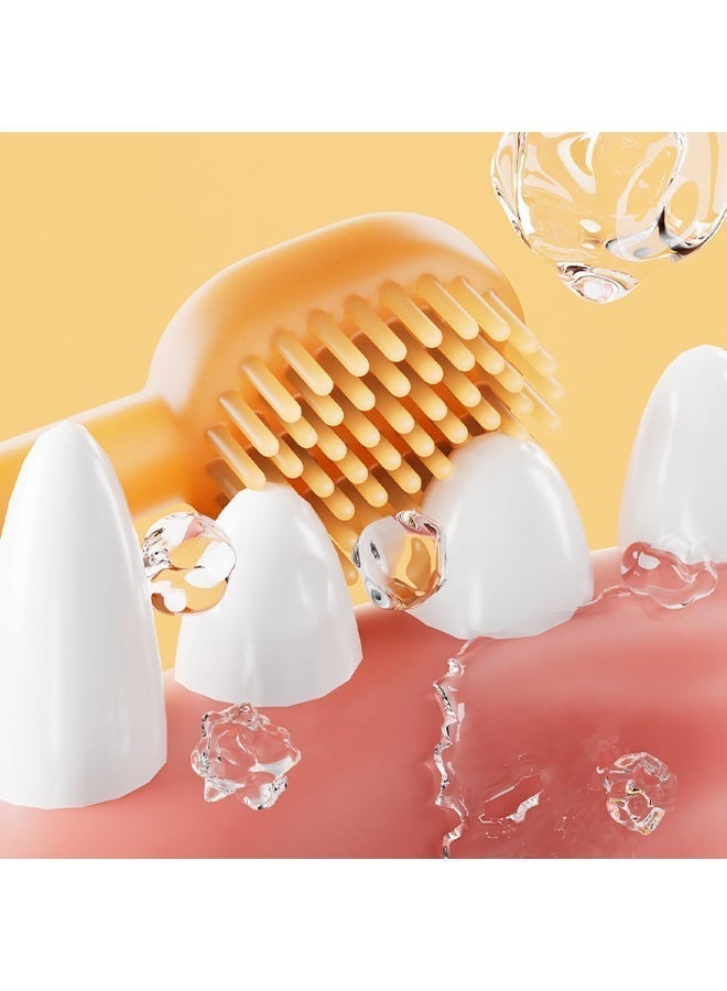 3-Piece Small Dog and Cat Toothbrush Set with Storage Box, Soft Silicone Cat and Dog Toothbrush Set, Pet Toothbrush Tongue Cleaner | Easy to Use | Deep Cleaning for Small Dog Teeth - Image 3