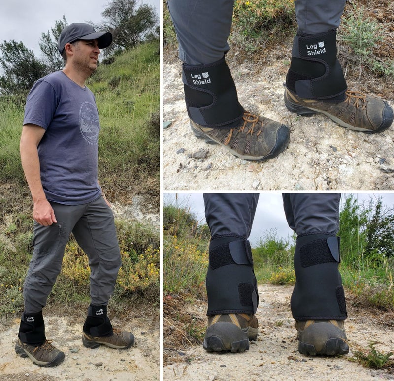 Leg Shield Low Gaiters - Hook u0026 Loop Design for Easy On/Off - Neoprene Leg Gaiters for Hiking, Cross Country Skiing, Yard Work - Comfortable, Snug Fit (Pair) - Image 3