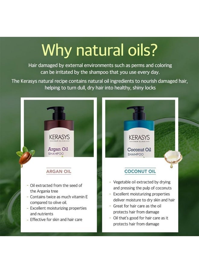 Kerasys Argan Oil Real Nature For Extremely Damaged Hair 33.8 Fl Oz / 1L (Treatment, 1-Pack)  - Image 2