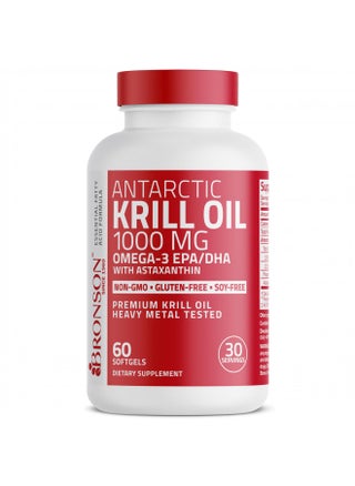Bronson Antarctic Krill Oil 1000 mg with Omega-3s EPA, DHA, Astaxanthin and Phospholipids 60 Softgels - pzsku/Z62C58FA9EA807E061266Z/45/_/1727378427/e5c1d8b8-91ae-4b8f-8e6e-e2c8e27ca9eb