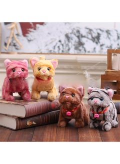 Generic Tiktok Electric Dog Simulation Plush Teddy Electric Puppy Will Walk And Call Tail-shaking Stall Electronic Pet Wholesale-Specifications:Bear Dog Random Color  - Image 5